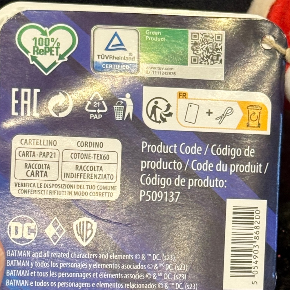 DC Comics Harley Quinn Small Plush Stuffed Toy  Collectible Batman. Size 7” - Picture 11 of 11